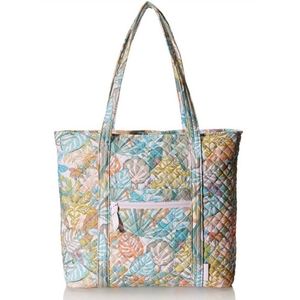 Vera Bradley Cotton Vera Tote Rainforest Canopy